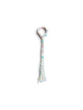 Rapunzel Pastel Braided Kids Hair Headband with Tassel - White, Pink, Blue